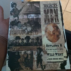 Bad men, outlaw and gun fighters book